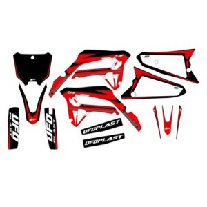UFO HONDA DECALS KIT CRF 250R 22-23/450R 21-23 APODIS BLK # [ONC01]