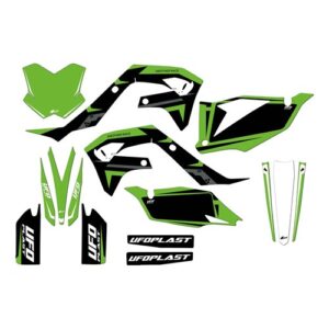 UFO KAWASAKI DECALS KIT KXF 250 21-23/450 19-23 APODIS (OEM) # [ONC01]